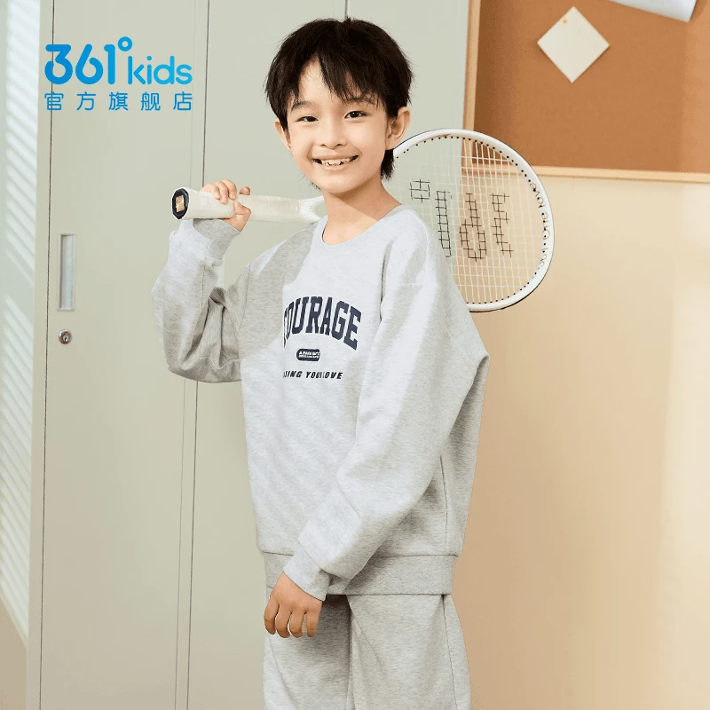 【361°】卫衣套装舒适秋装秋季新款春秋运动套装儿童舒适N32431401