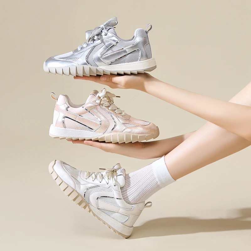 ZHR则则休闲德训鞋女网面透气百搭休闲运动鞋QS15【交个朋友专属】