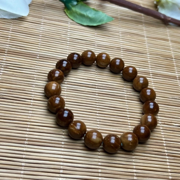 1.0天然高油密库克菩提单圈男女手串