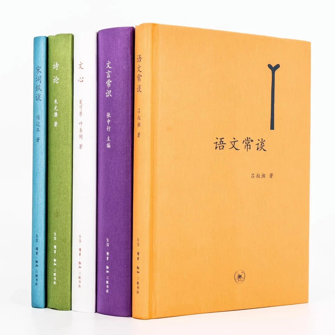 【三联微瑕39折】大师教你学语文 学生语文经典五书 套装全5册