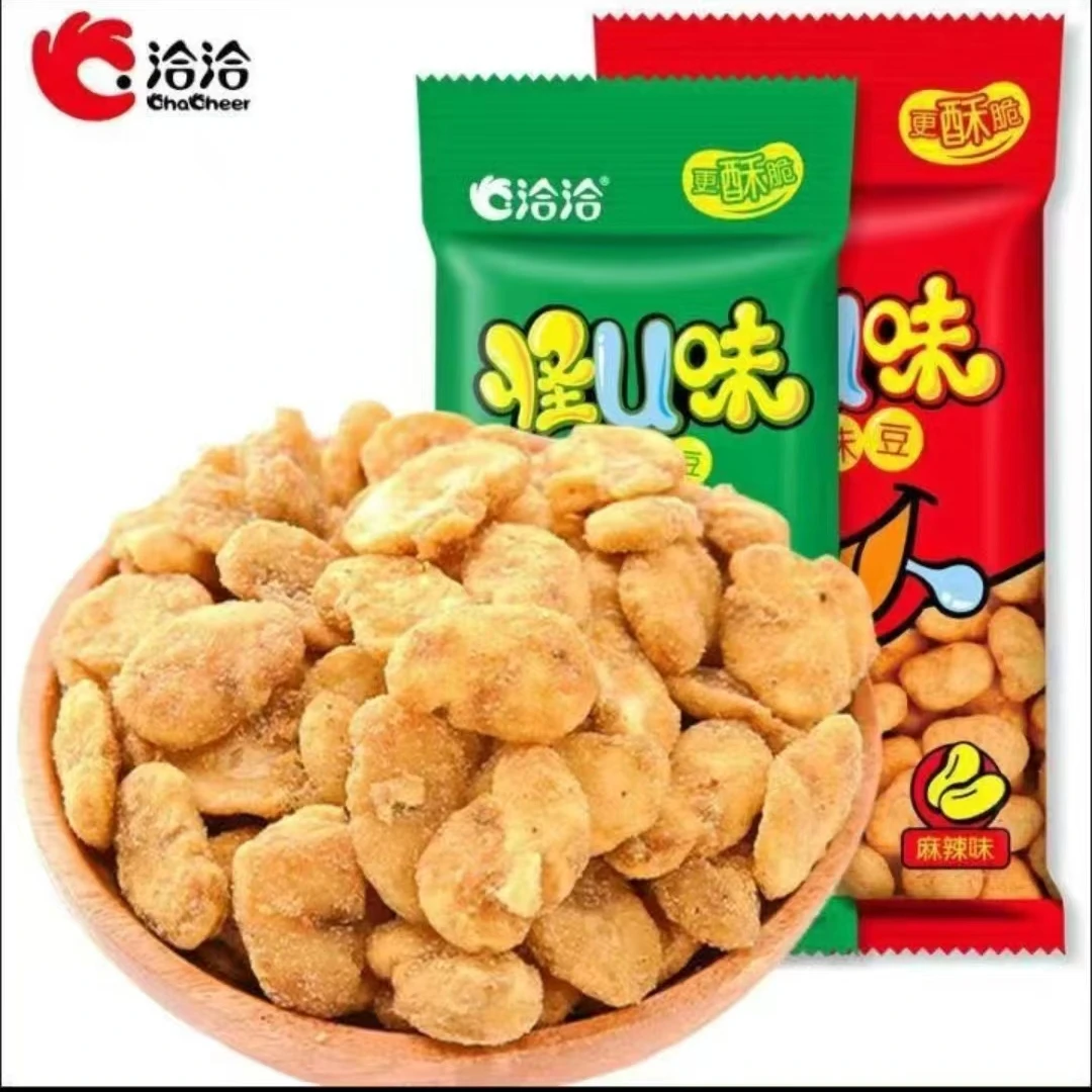 洽/洽怪味蚕豆25g*10袋 五香蟹黄麻辣蚕豆休闲小包装零食美味