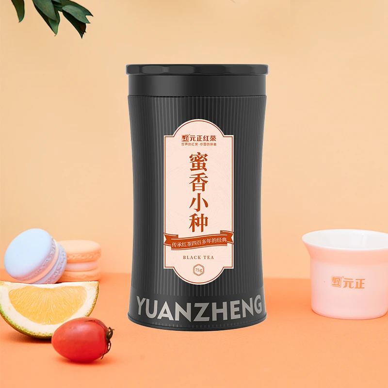 【直播间专属】元正黑罐装蜜香小种红茶武夷山花果香75g