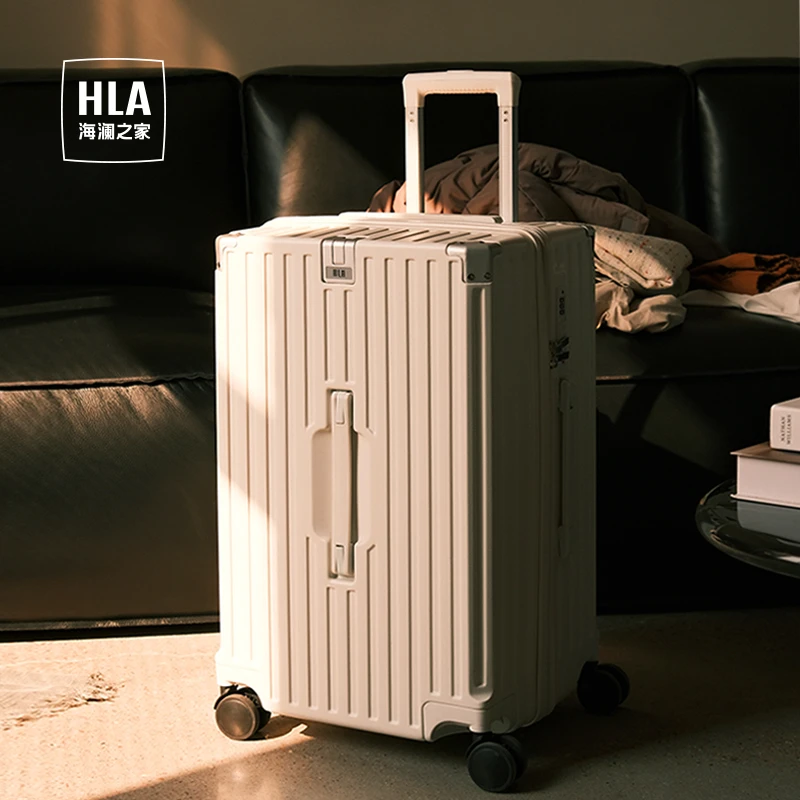 HLA/海澜之家大容量行李箱男女登机箱密码箱拉链拉杆箱旅行箱学生