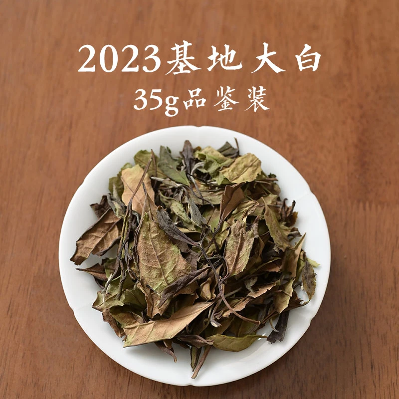 2023福鼎白茶基地大白寿眉散茶35g品鉴装福鼎管阳高山白茶
