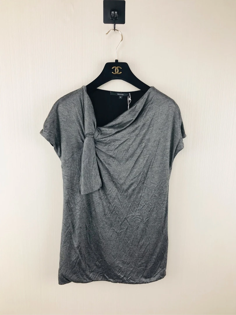 全新带吊牌 Gucci/古驰 羊毛双G锁扣短袖/M码/ZG00337