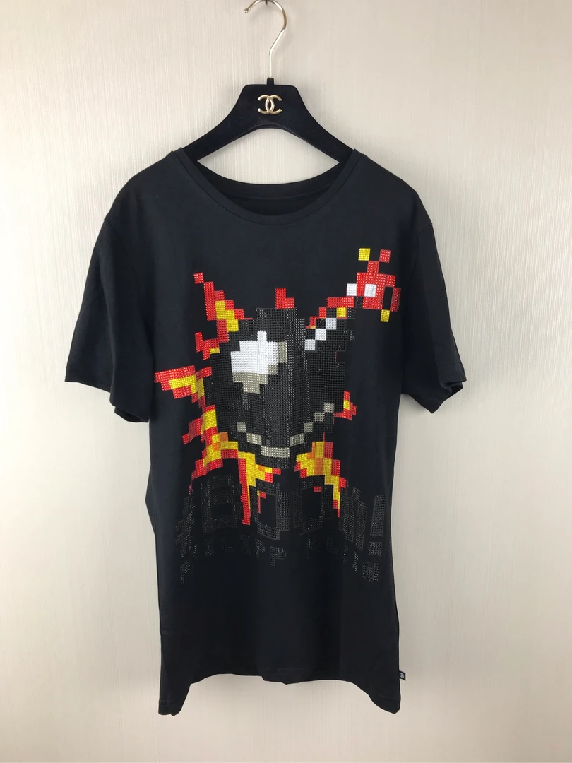 全新带吊牌 Philipp Plein/PP炸弹印花图案短袖/M码/ZG00555
