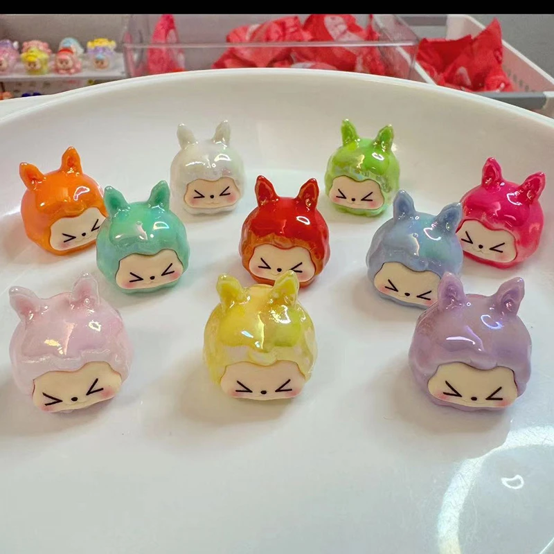 【九宫格+对对碰+许愿】大号电镀夜光KIKI手工DIY树脂创意饰品摆件