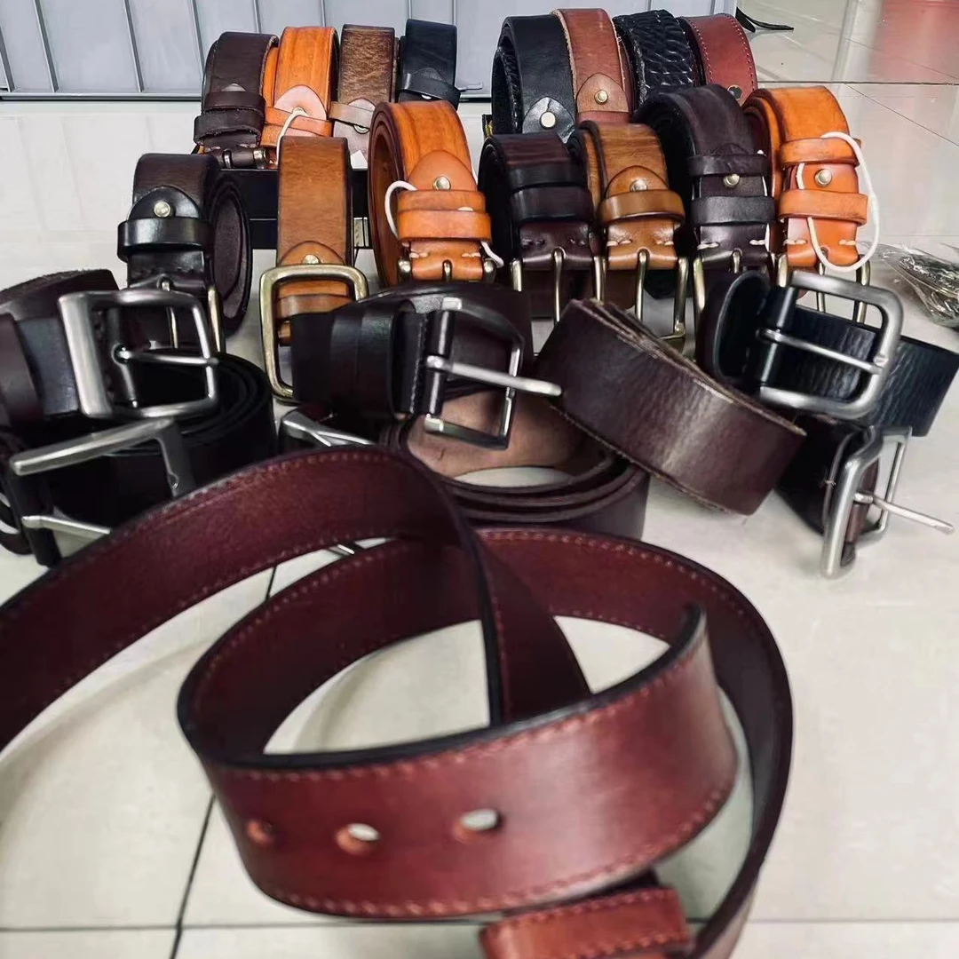 【活动价】皮料、皮包、皮带、皮鞋、真皮百搭商务气质植鞣皮潮流皮腰带