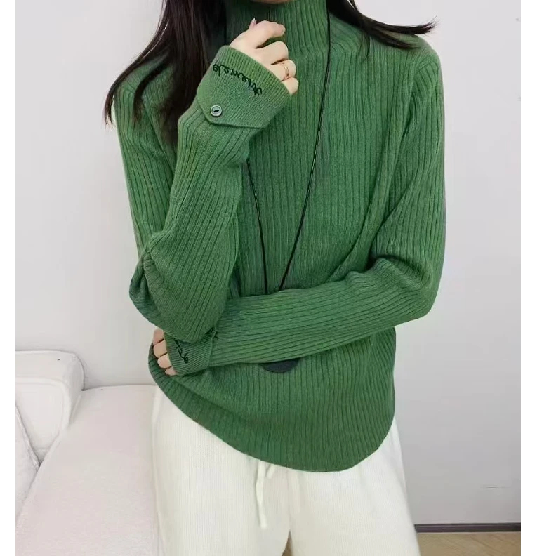 半高领气质打底 纯毛亲肤长袖网红秋冬针织