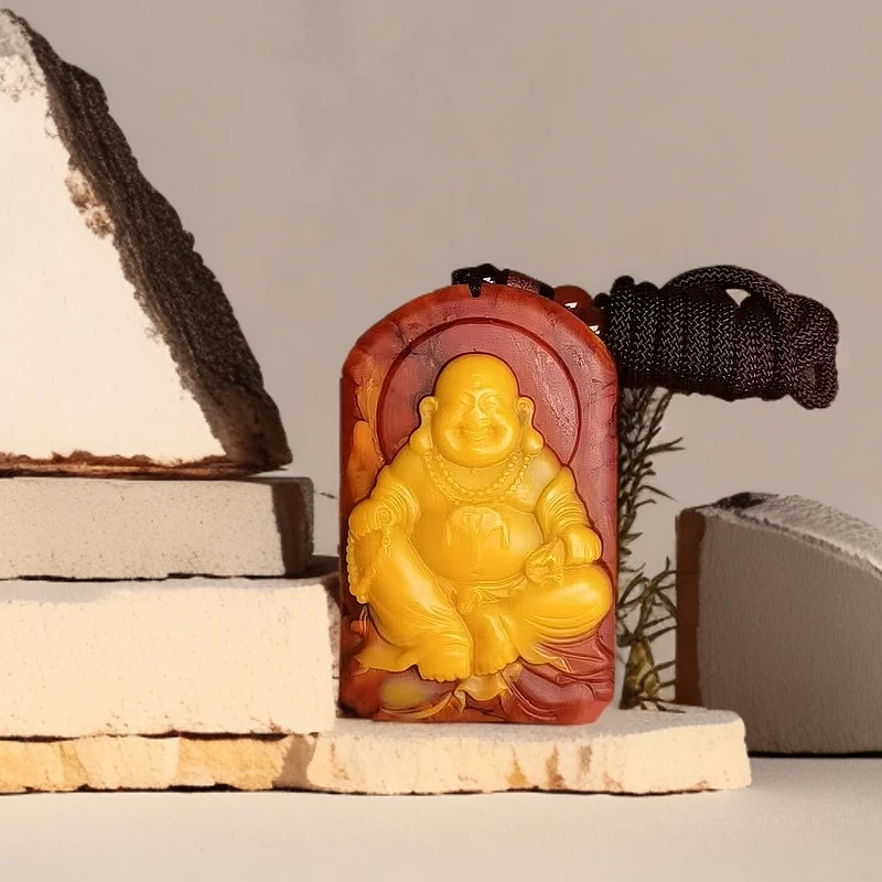 《新人福利》特色手工艺龙泉香黄色巧色佛公吊牌