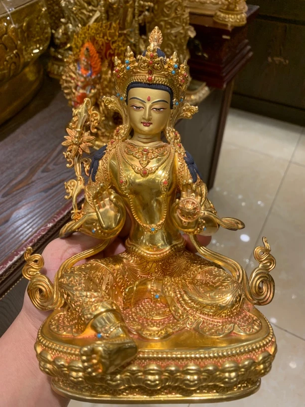 21厘米 材质黄铜 虚空藏菩萨