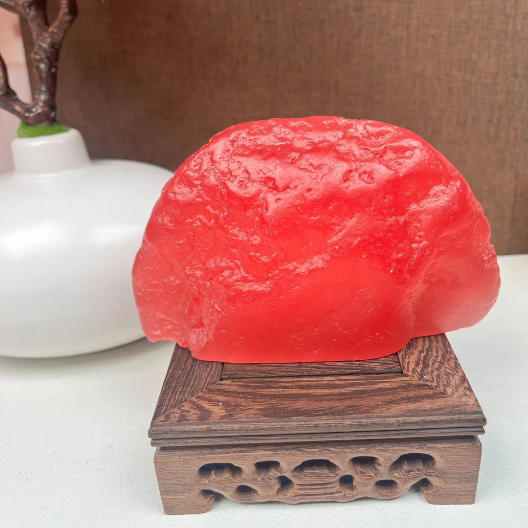 吊坠 吊坠 正品血龙精吊坠太阳光下变色女