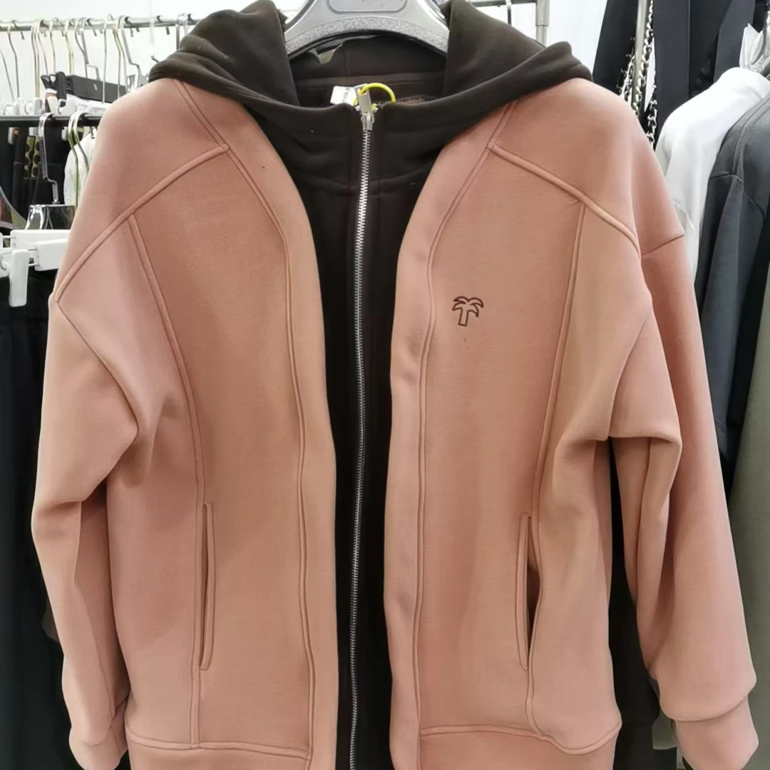 6658 秋冬季女生假两件外套