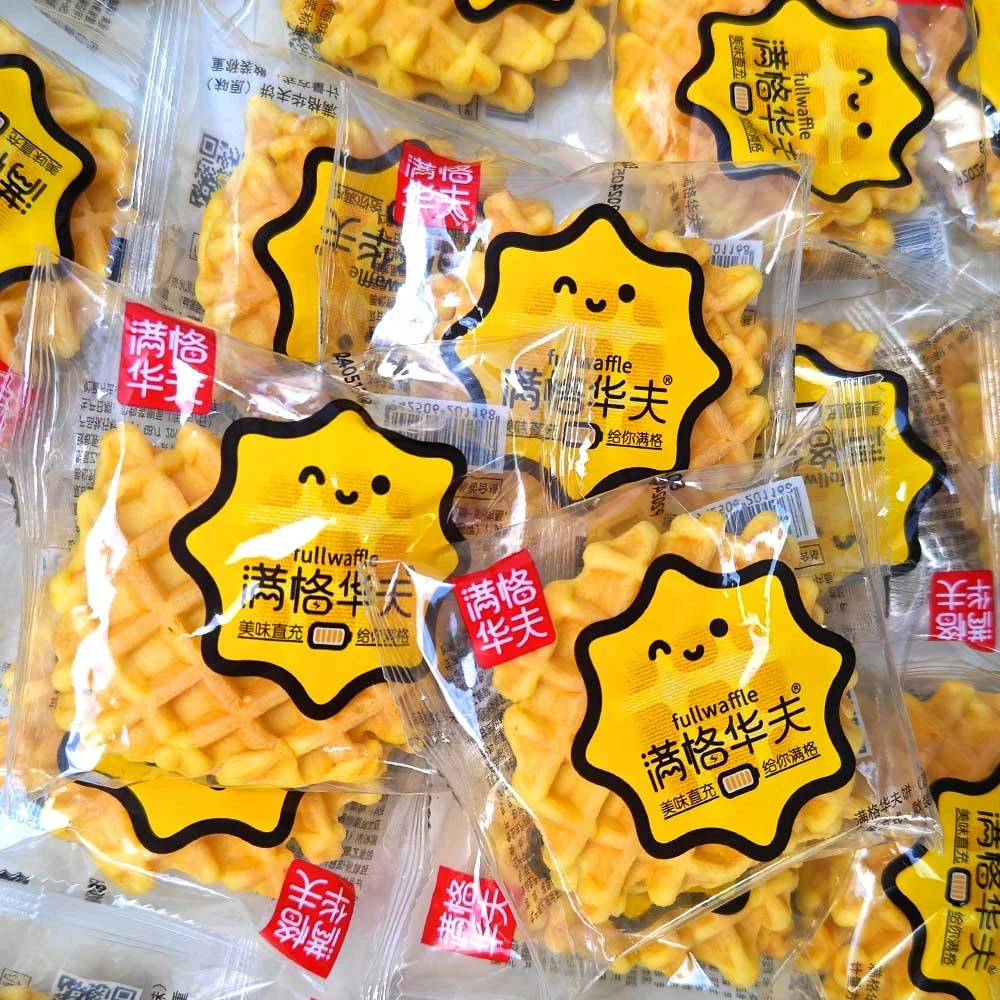 满格华夫饼原味450g蛋糕面包下午茶网红零食办公室休闲食品
