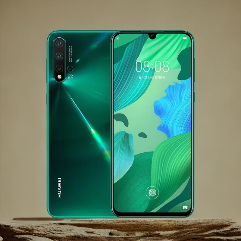 99新 Huawei/华为 nova5pro麒麟980 双卡全面屏绿色 安卓备用拍照