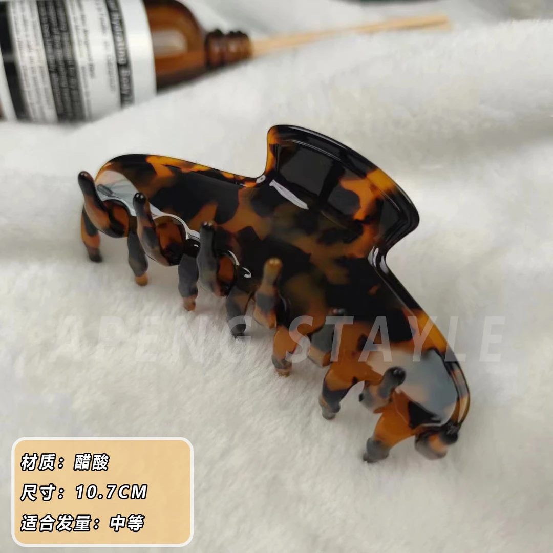 1853压力山大同款醋酸抓夹气质鲨鱼夹发夹法系高级感后脑勺发夹