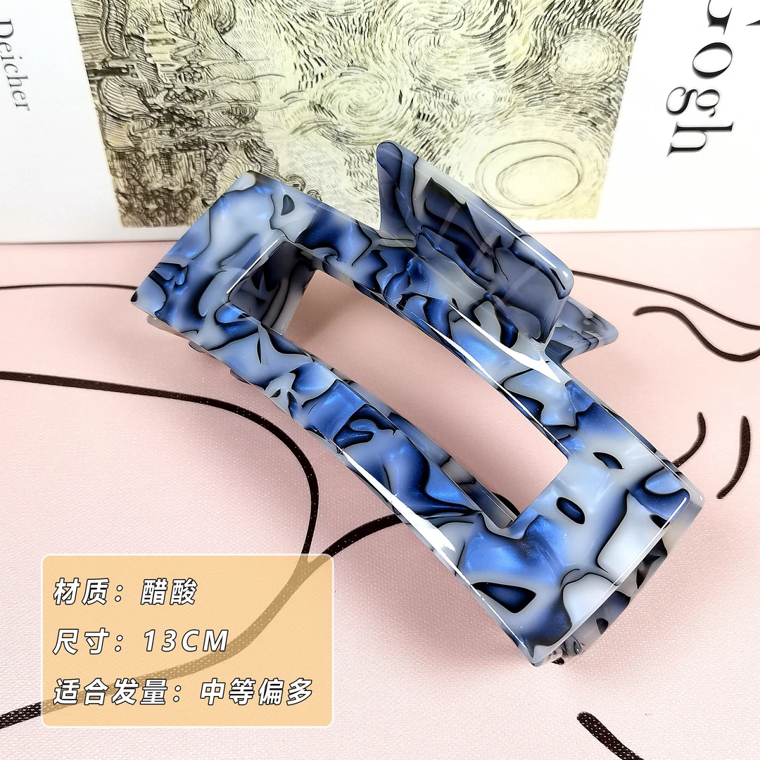 1229韩国高端醋酸大抓夹气质超大鲨鱼夹发夹头饰