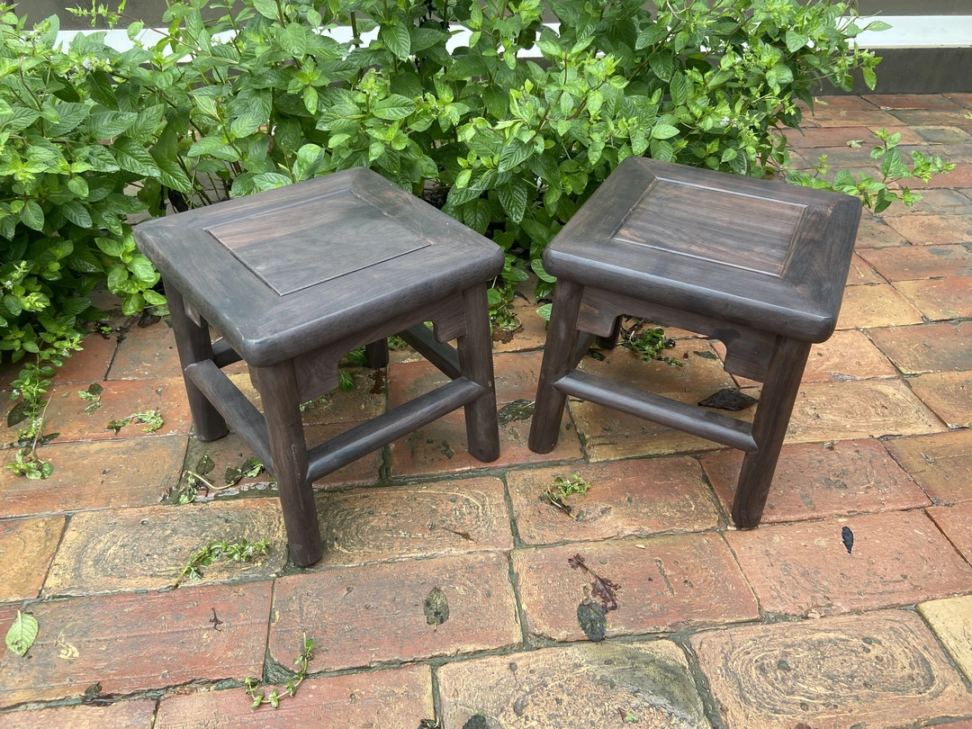 家居好物，ZH檀富贵凳，无漆无蜡，原木原色家居饰品，全榫卯工艺