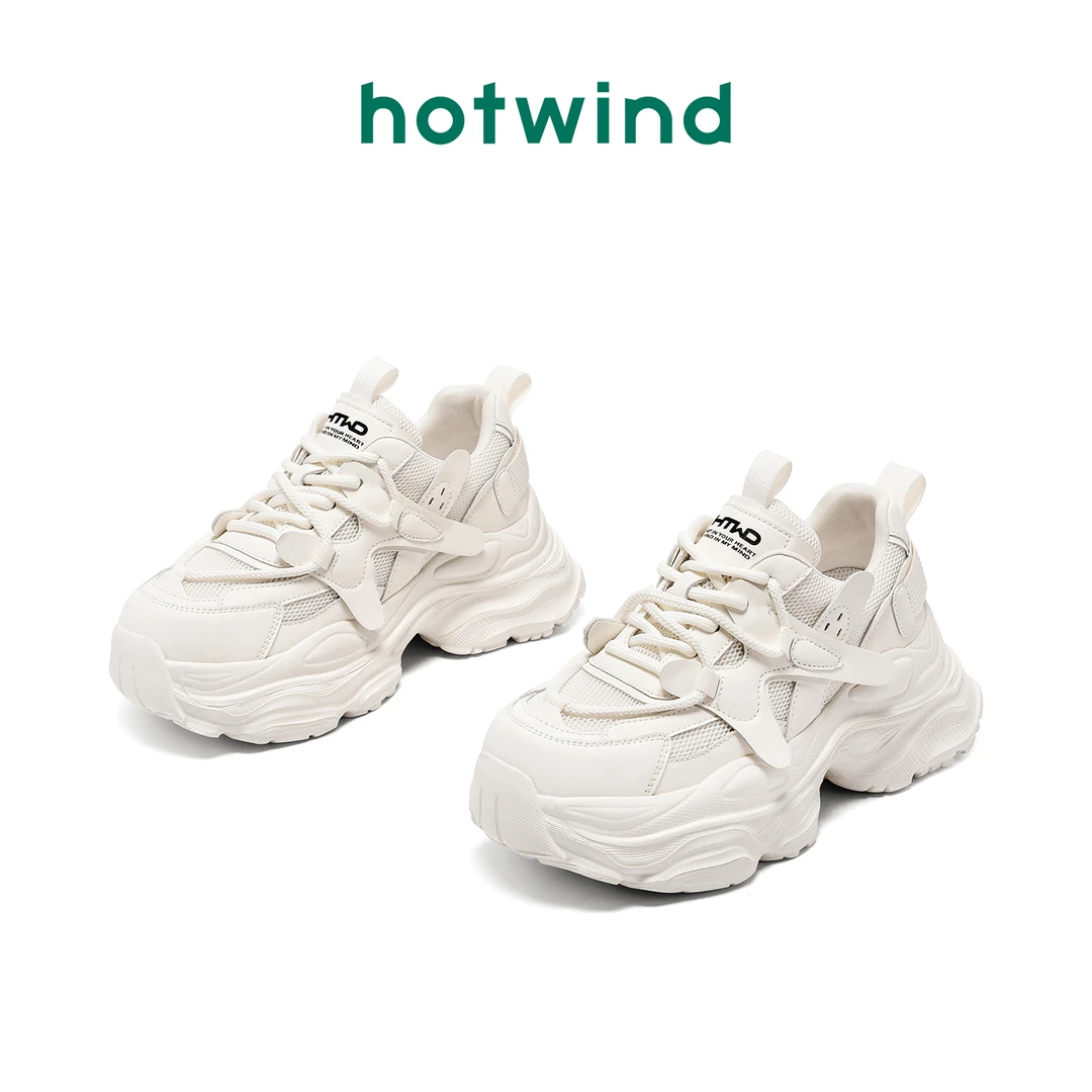 Hotwind/热风时尚百搭休闲2025新款潮流百搭厚底百搭美式鞋子