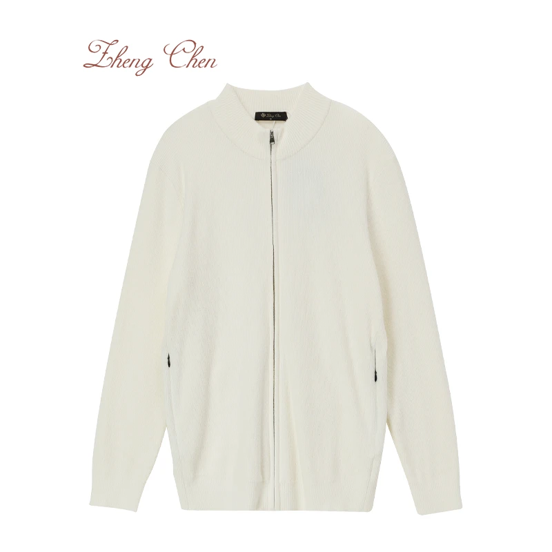 Zhengchen/正辰毛衣开衫美式毛衣针织衫休闲纯色秋冬 Y-K95571