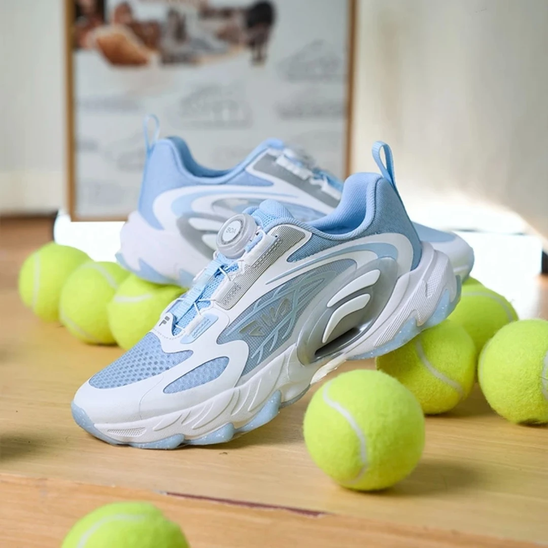 【斐乐儿童蜂鸟】2024夏季中大童网面运动舒适儿童跑鞋K15B421101F