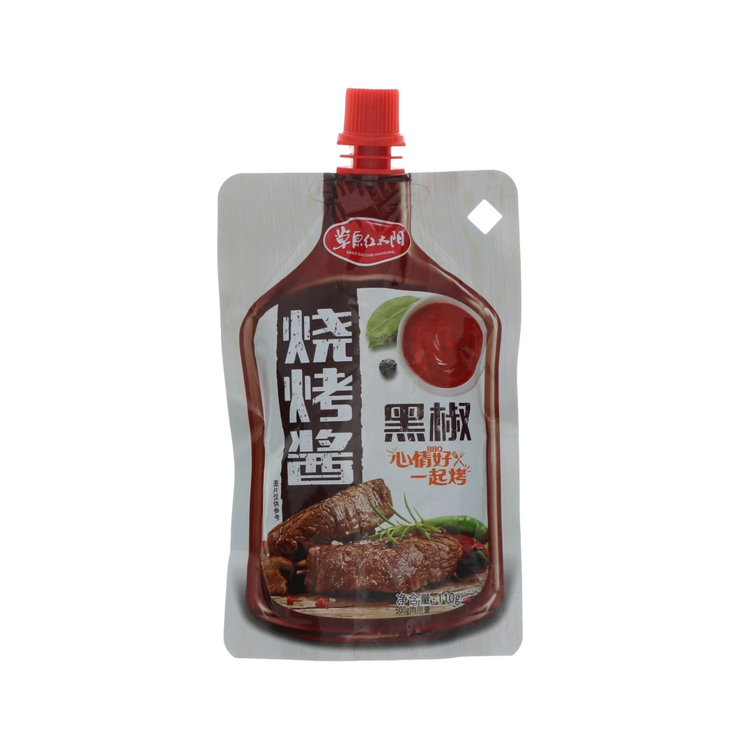 草原红太阳烧烤酱黑椒味 110g
