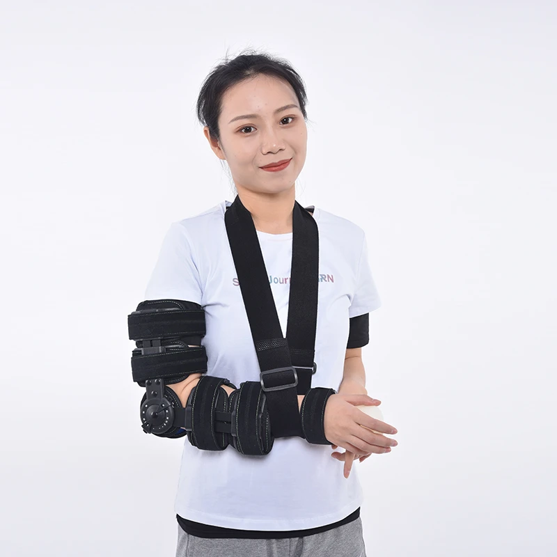 可调肘关节固定护具肘腕部上肢护架手臂肩袖护具