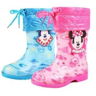 不限季节中筒小孩儿童雨鞋雨鞋高筒幼儿园宝宝水鞋防水卡通风保暖
