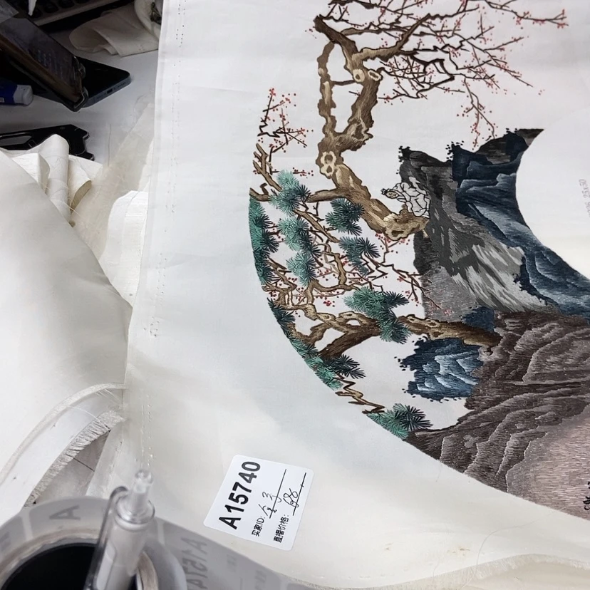 【闪购商品】真丝织绣舍**心