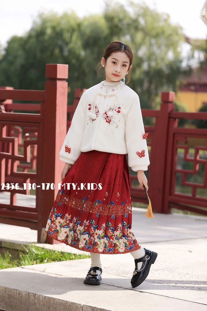 2023冬款加厚裙子套装