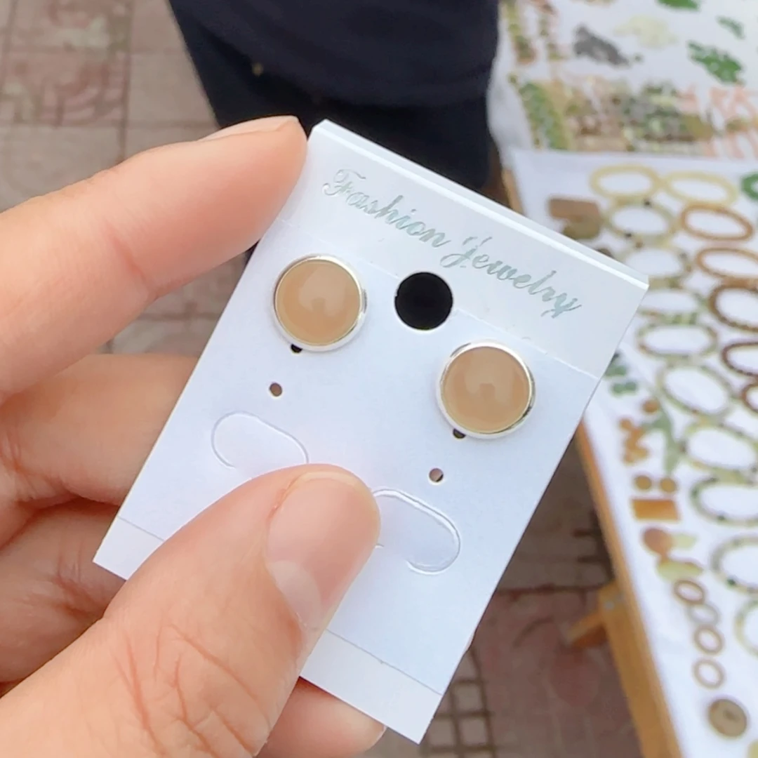 【闪购商品】和田玉耳饰银S925镶嵌