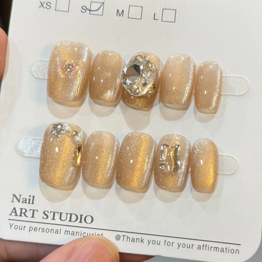 【9.9直接拍批量合集】 纯手工穿戴甲默认微瑕no退no换 1单飞无盒