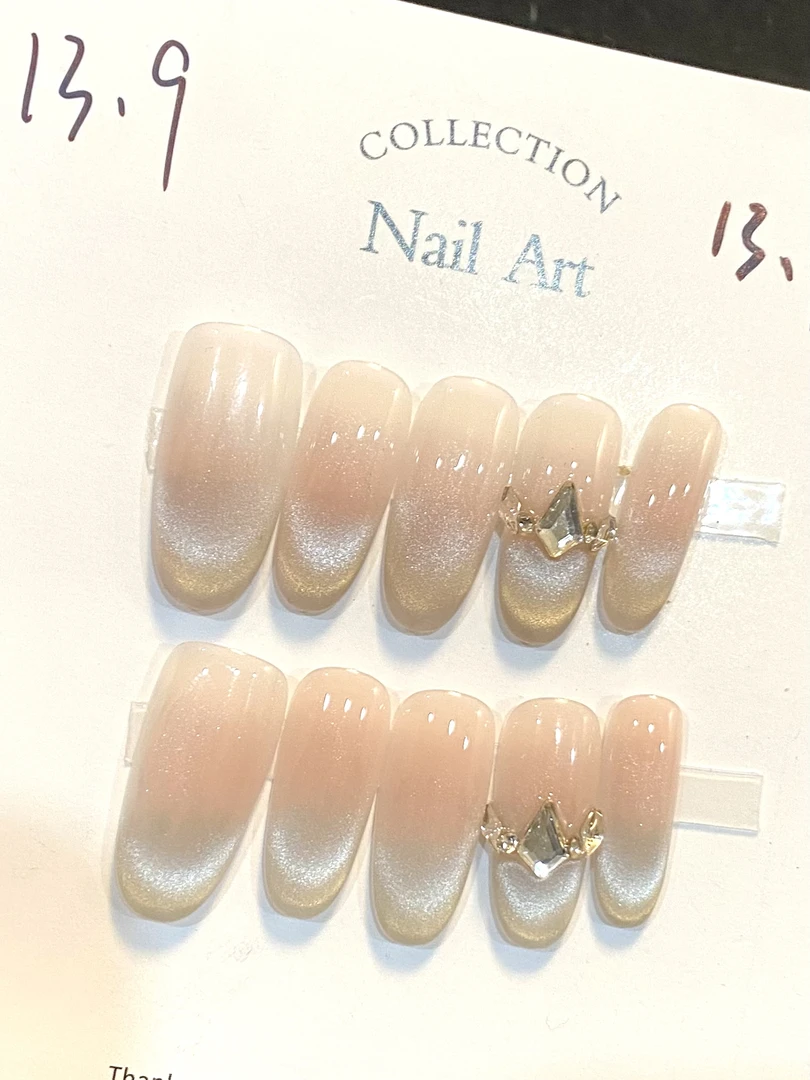 【直播扣号】下单备注编号+抖音名 纯手工穿戴甲默认微瑕