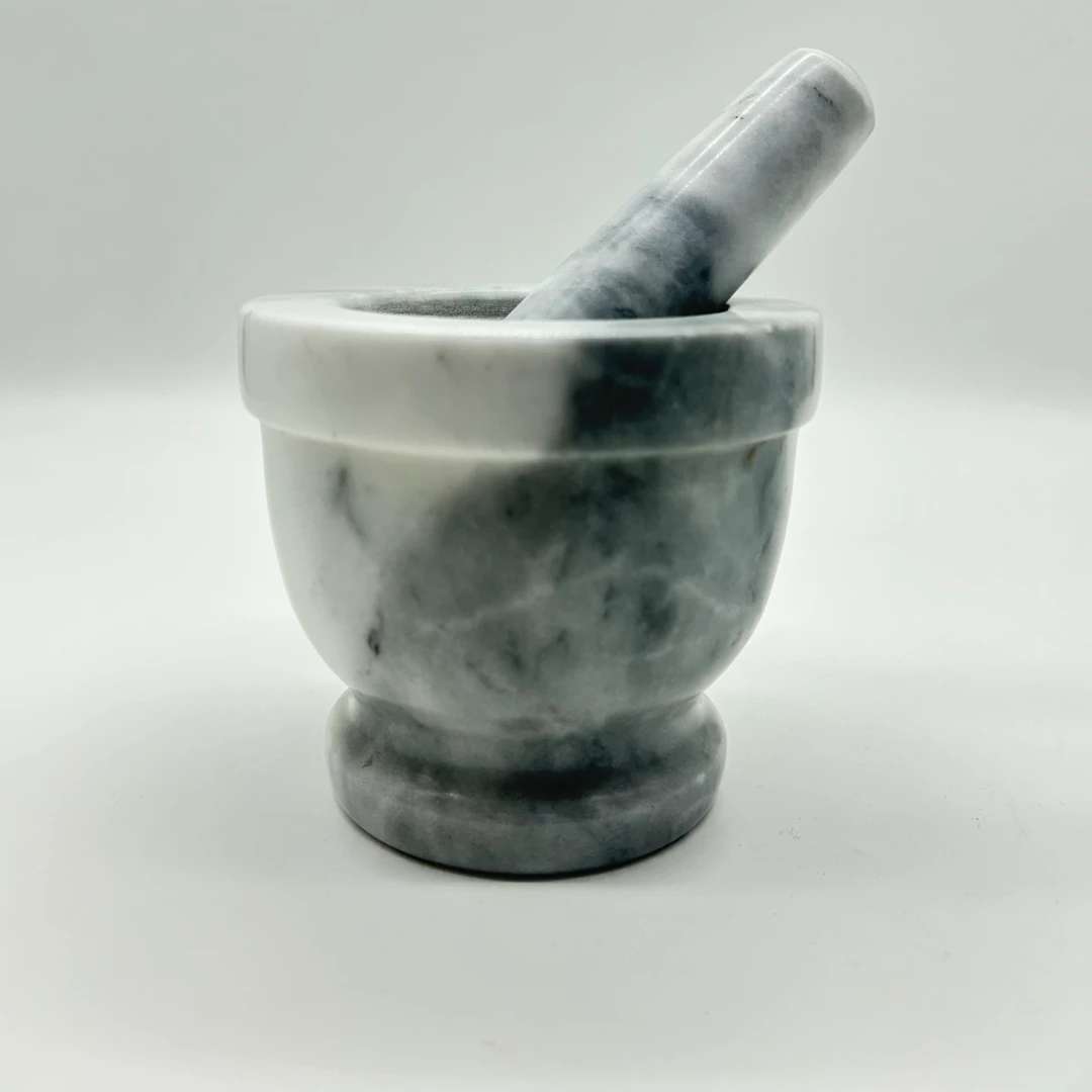 大理石研磨器捣蒜器经典捣蒜罐家用