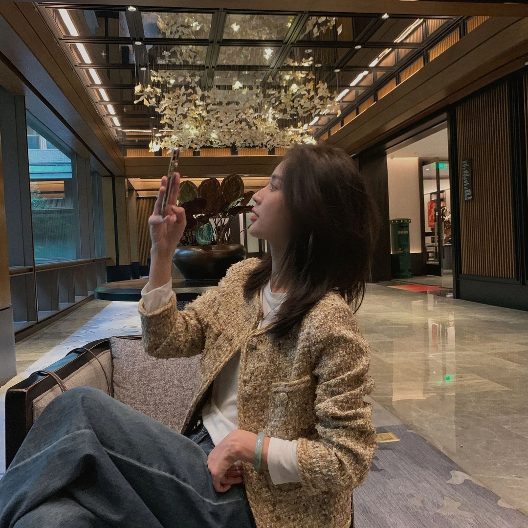 【只出不进】【小香风外套】秋天外衣休闲时尚小香风外套气质设计感