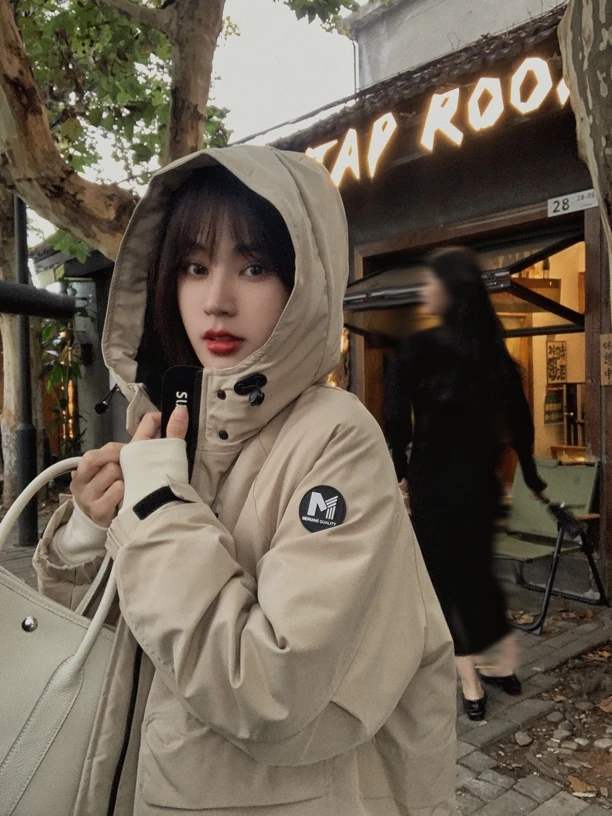 XIAREN【毛毛内胆冲锋衣】休闲百搭女款冲锋衣保暖舒适上衣