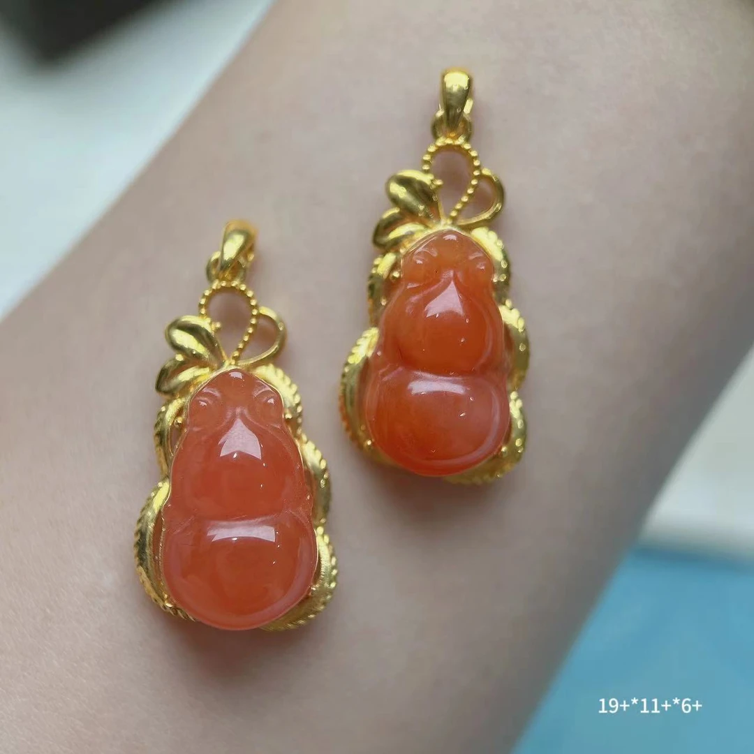 【豪哥鉴宝】18k葫芦吊坠860388（多样性发一）项链