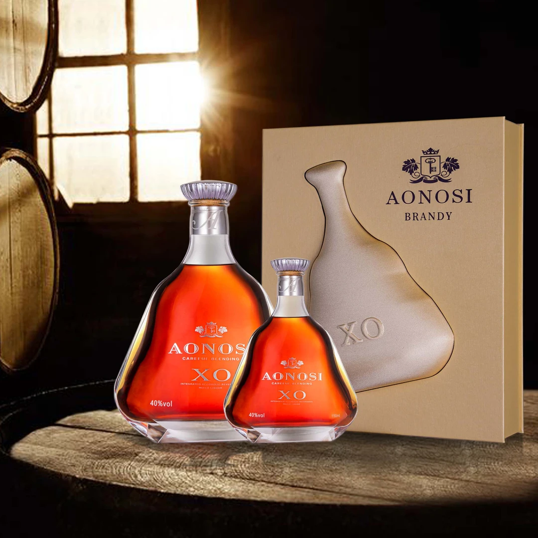 【活动价】正品奥诺斯洋酒白兰地XO礼盒装40°烈酒口感醇厚1L+150ml