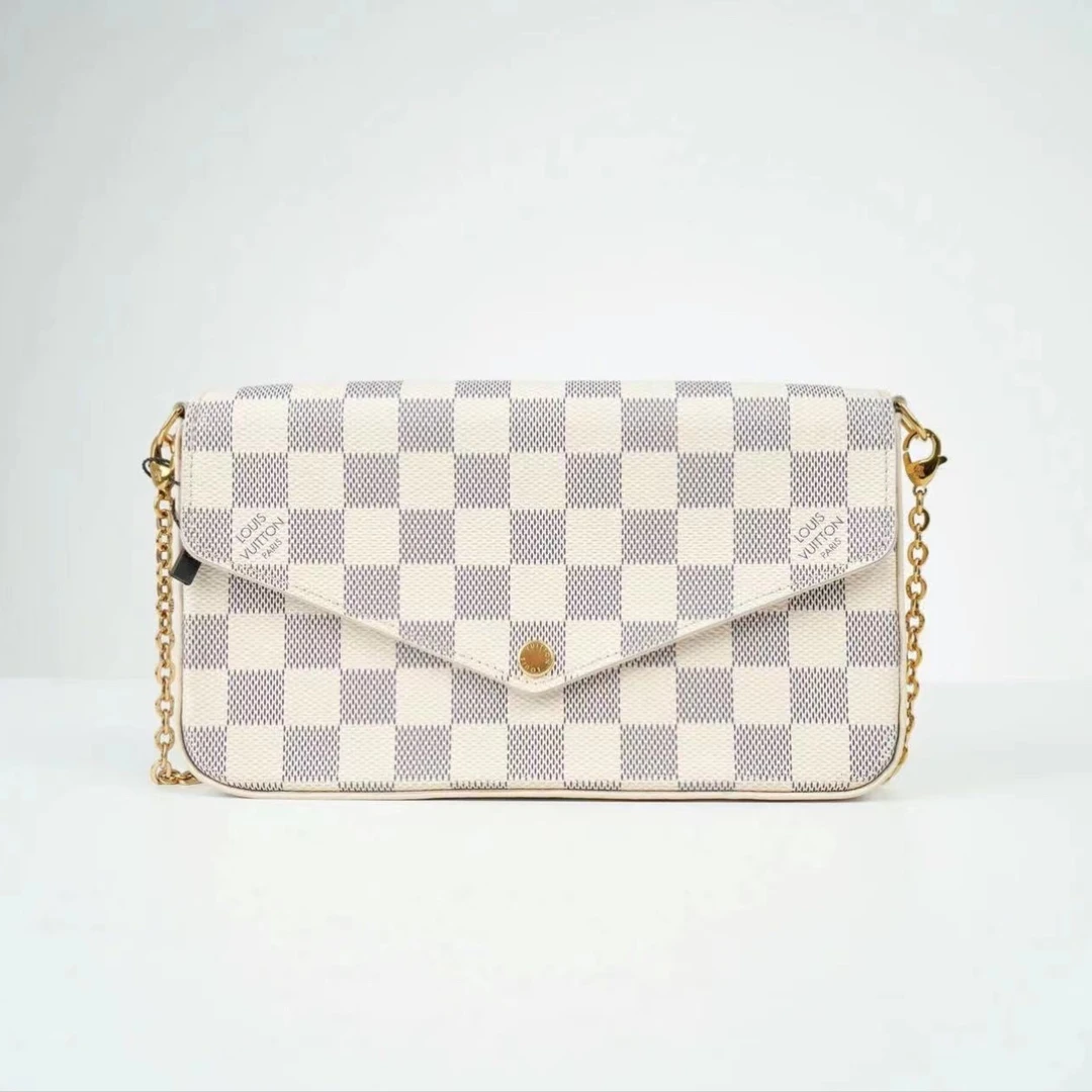 95新 LouisVuitton/路易威登 安洁利lv三合一斜挎包ZB00180
