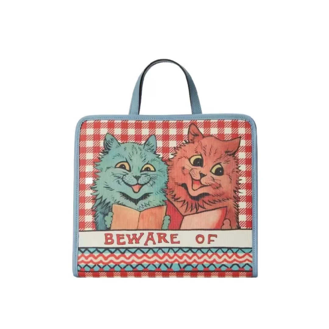 全新未使用 GUCCI/古驰 安洁利Gucci古驰猫咪儿童手提包ZB00851