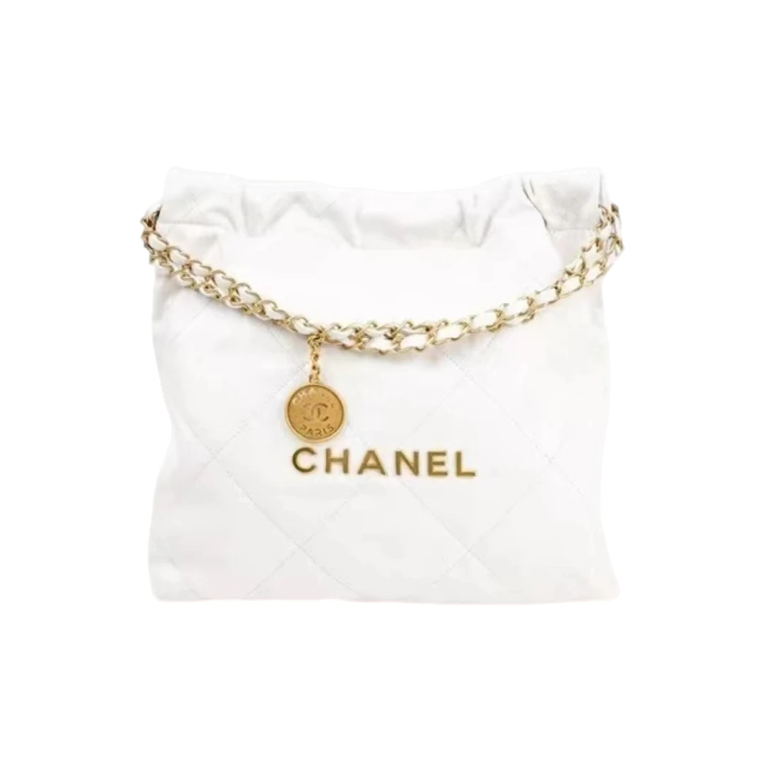 95新 Chanel/香奈儿 安洁利 香奈儿白金22bag小号单肩包