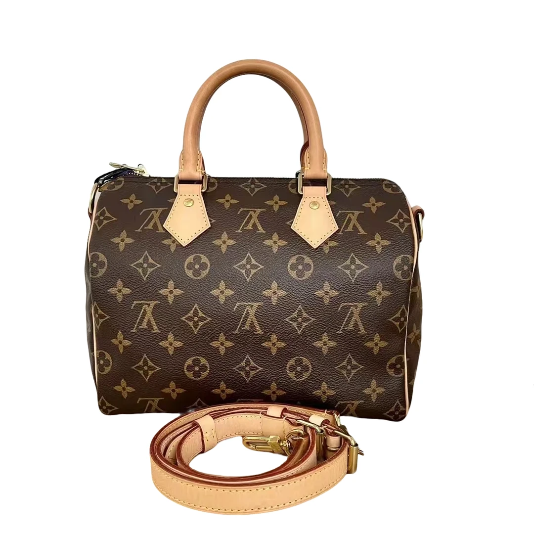 95新 LouisVuitton/路易威登 安洁利阿健LVspeedy25斜挎包ZB00207