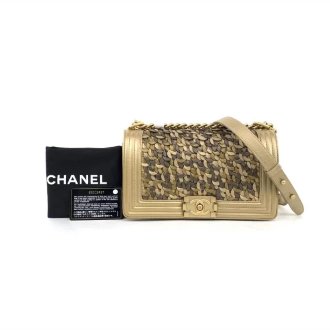 95新 Chanel/香奈儿 安洁利香奈儿leboy中号限定款单肩包