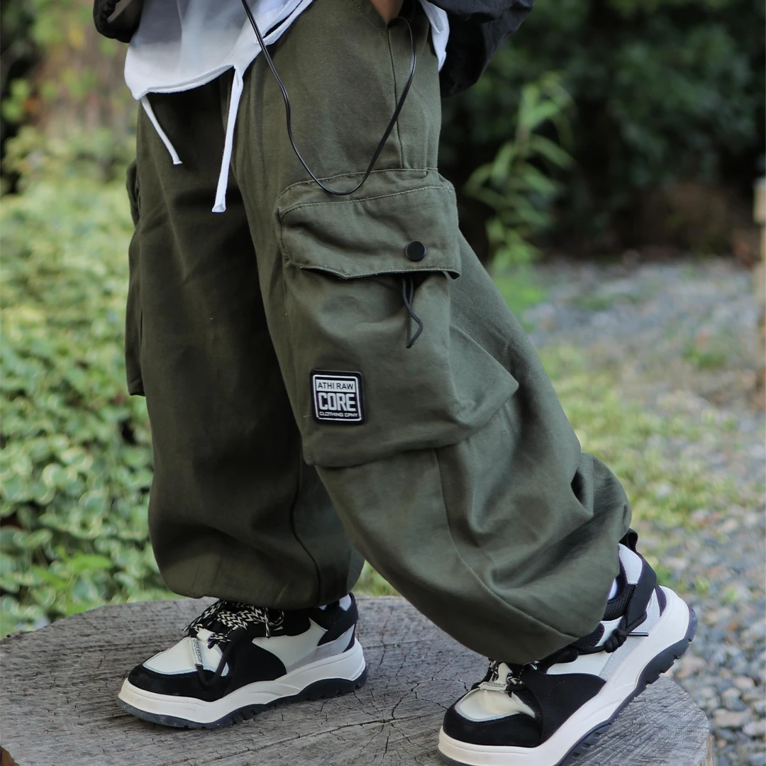 【LIULIUMA】亲子装春秋款休闲工装裤潮流时尚大码洋气大气时髦百搭