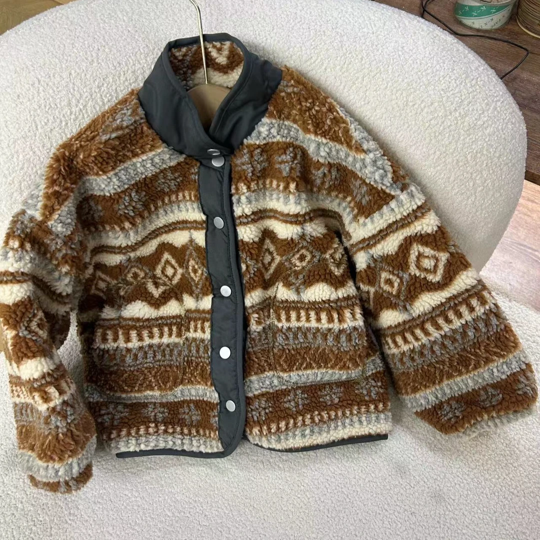 【刘刘妈家】亲子版抓绒衣时尚休闲加厚秋冬外套加绒