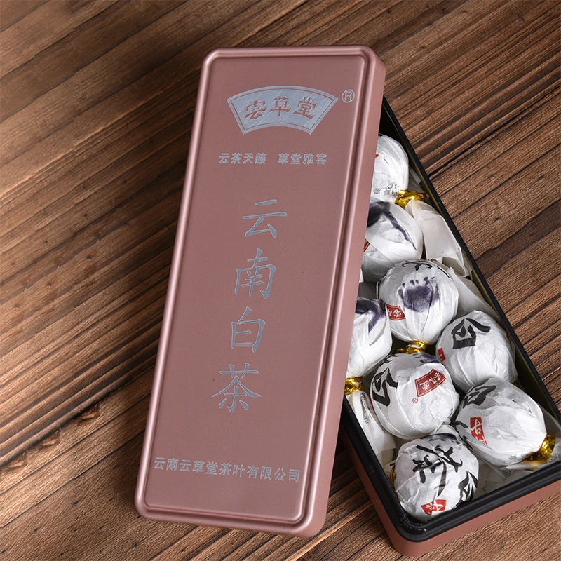 云草堂正宗云南古树老白茶散装手工龙珠小粒装沱茶龙珠茶大叶种制