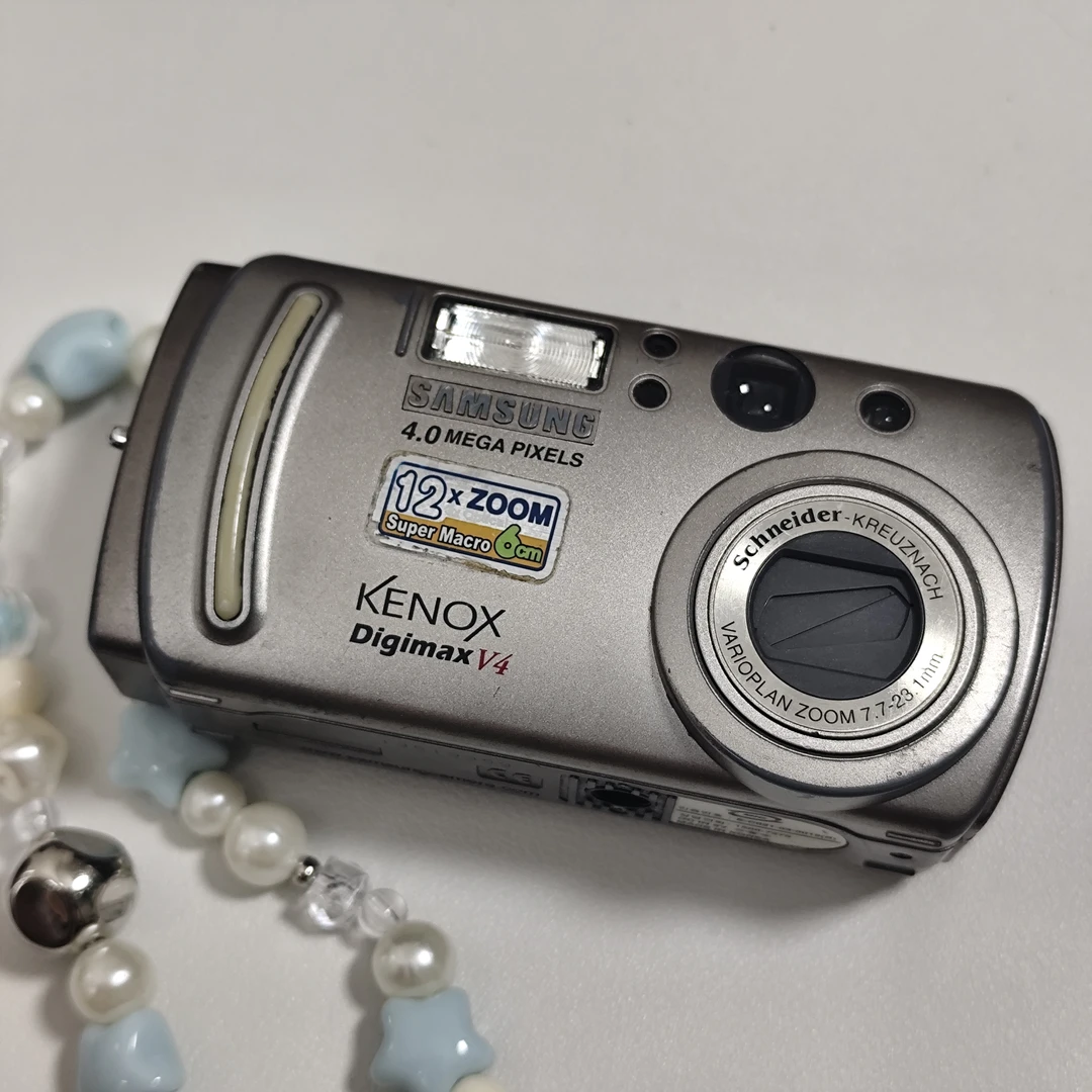 9新 Samsung/三星 复古ccd相机 三星v4  棕色 400w画质 古早款