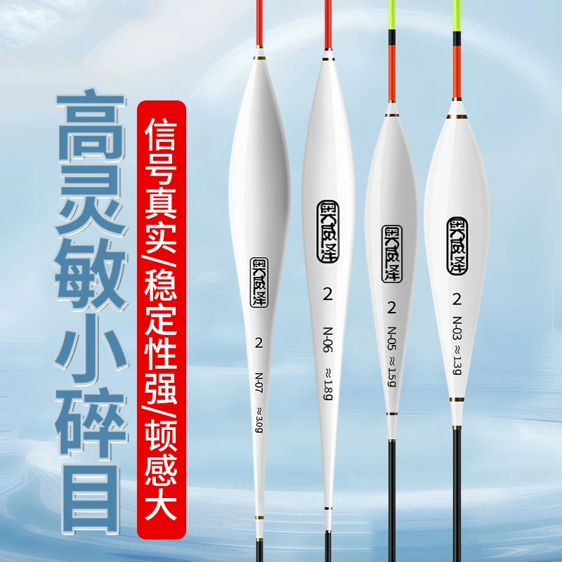 春冬钓细尾小碎目轻口鲫鱼漂高灵敏浮漂黑坑竞技鲤鱼加粗醒目鱼漂