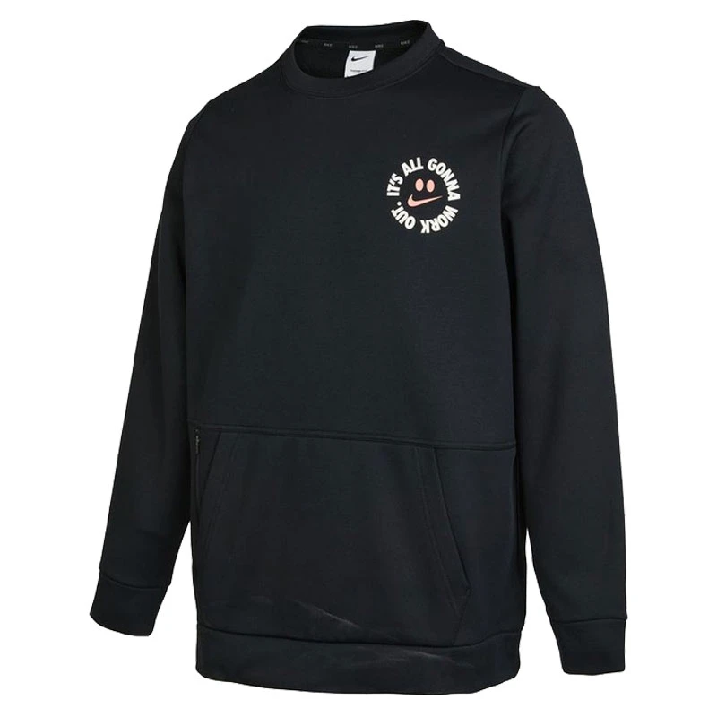 Nike/耐克男子AS M NK TF LS CREW TOP休闲套头衫卫衣 FD4808-010