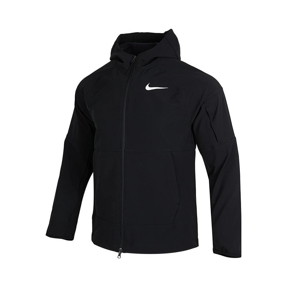nike/耐克男子运动雅丹风黑色训练休闲针织外套DQ6594-010